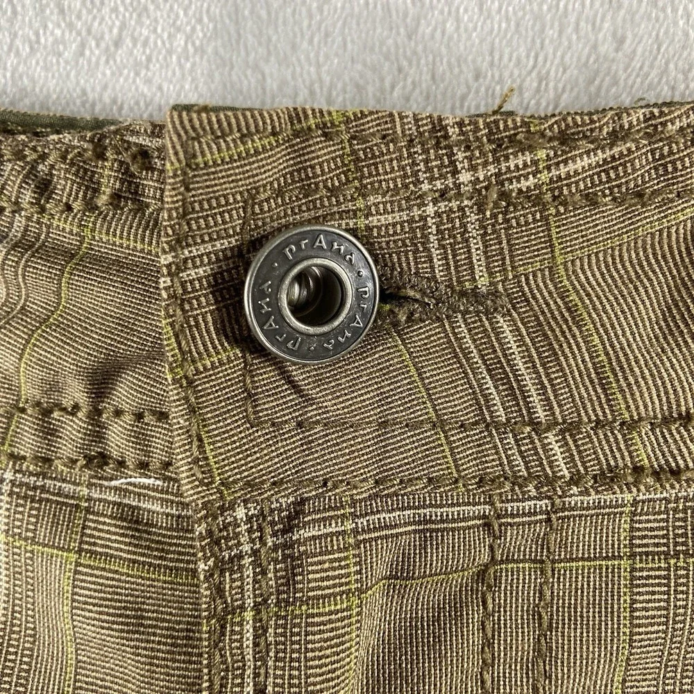 Prana Shorts Mens 32 Chino Plaid 9